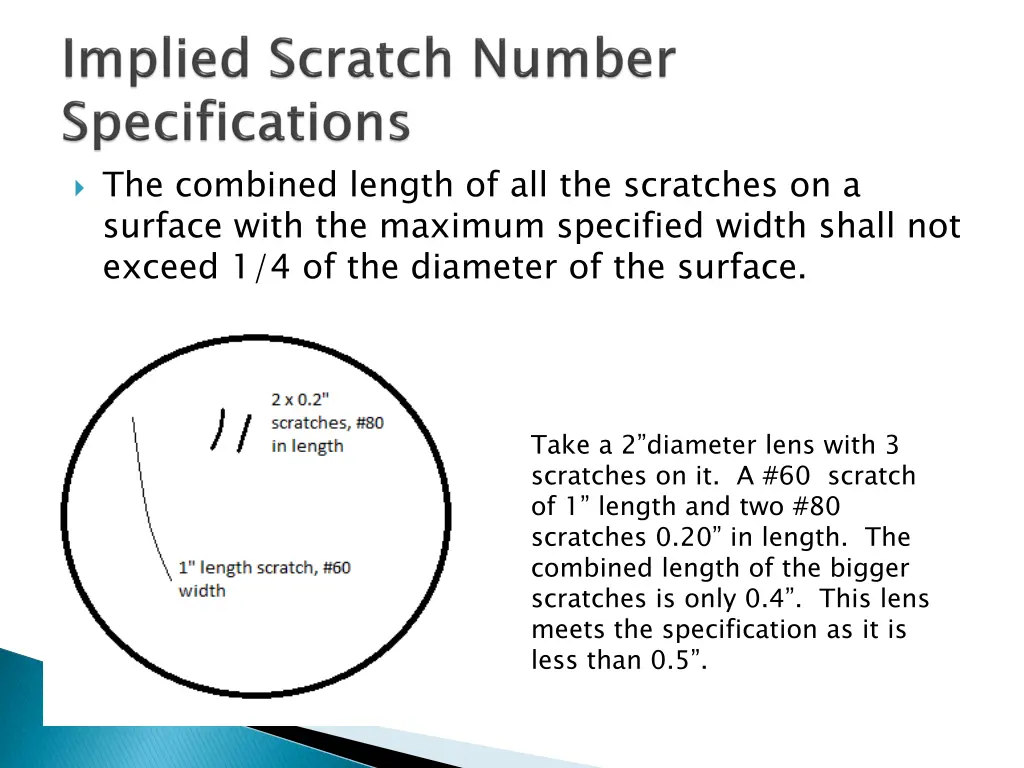 the combined length of all the scratches