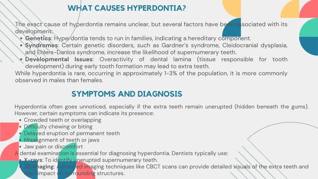 what causes hyperdontia