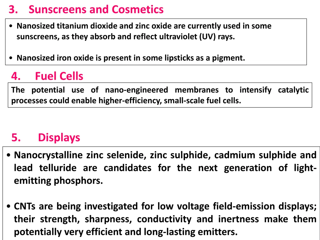 3 sunscreens and cosmetics