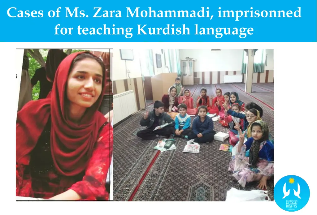 cases of ms zara mohammadi imprisonned