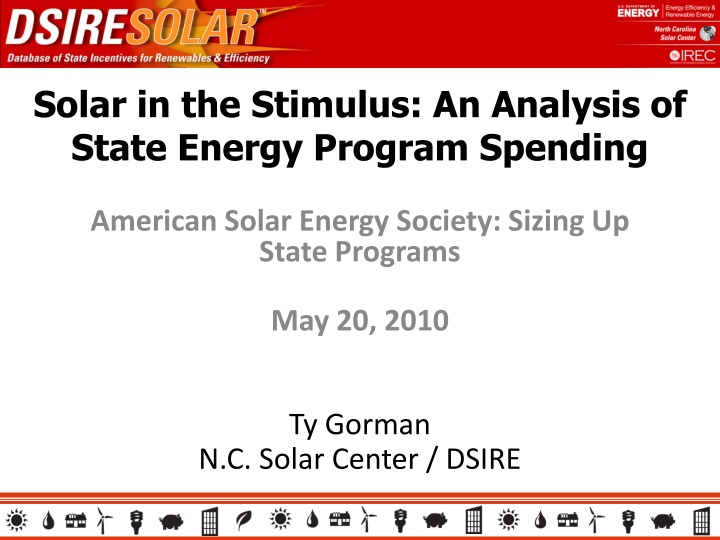 solar in the stimulus an analysis of state energy