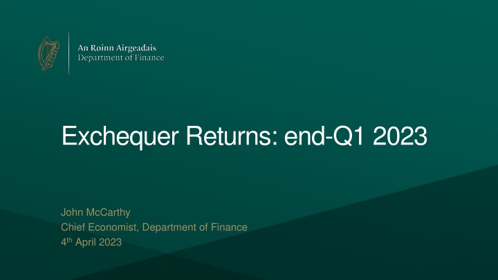 exchequer returns end q1 2023