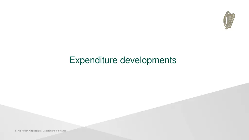 expenditure developments