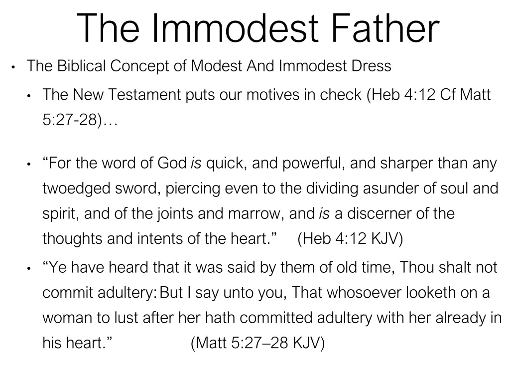 the immodest father the biblical concept 3