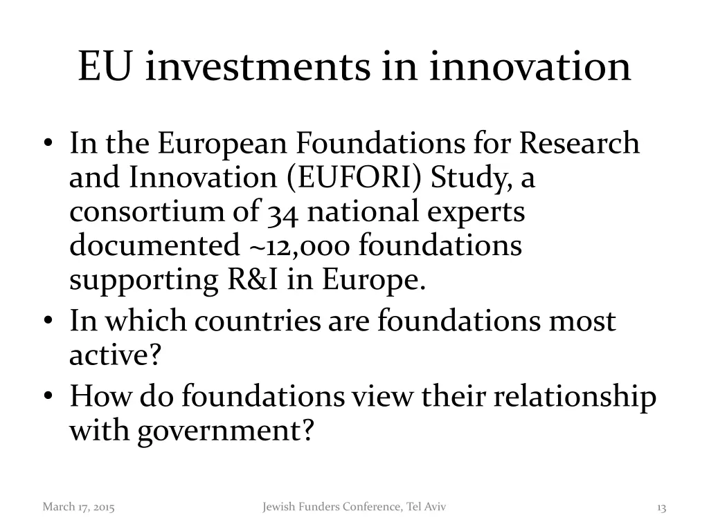 eu investments in innovation