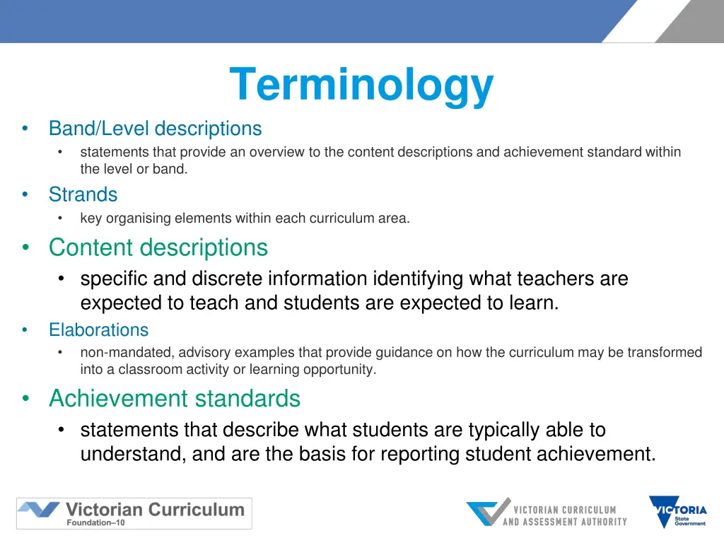 terminology