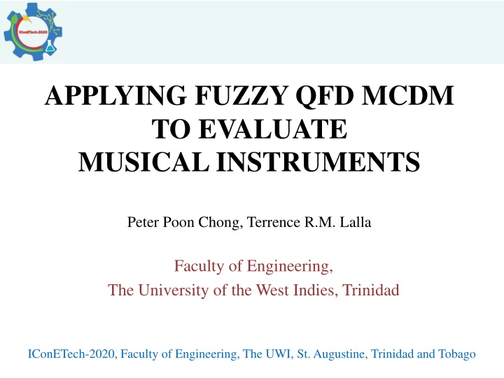 applying fuzzy qfd mcdm to evaluate musical