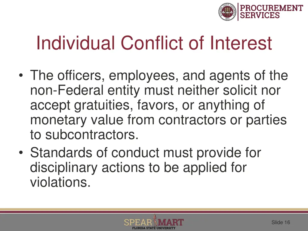 individual conflict of interest 1