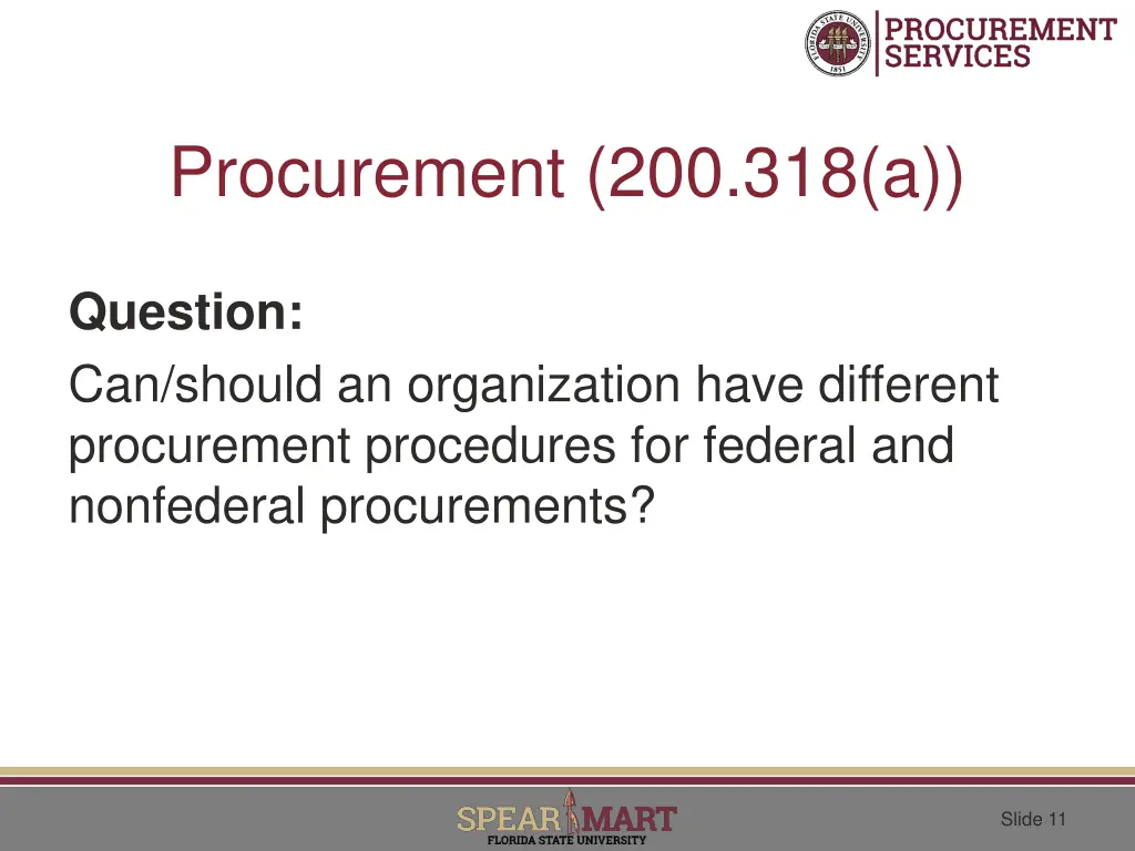 procurement 200 318 a