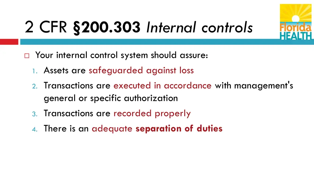 2 cfr 200 303 internal controls 2