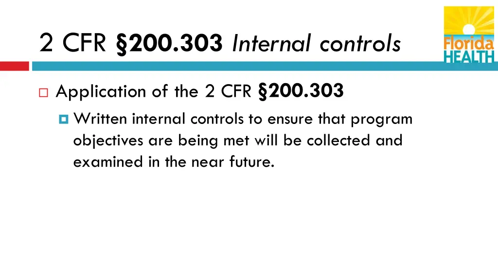 2 cfr 200 303 internal controls 3