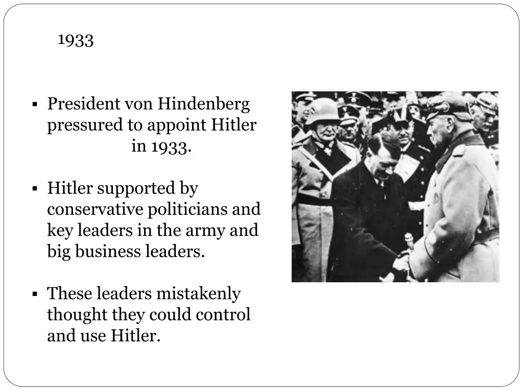 1933 hitler appointed chancellor