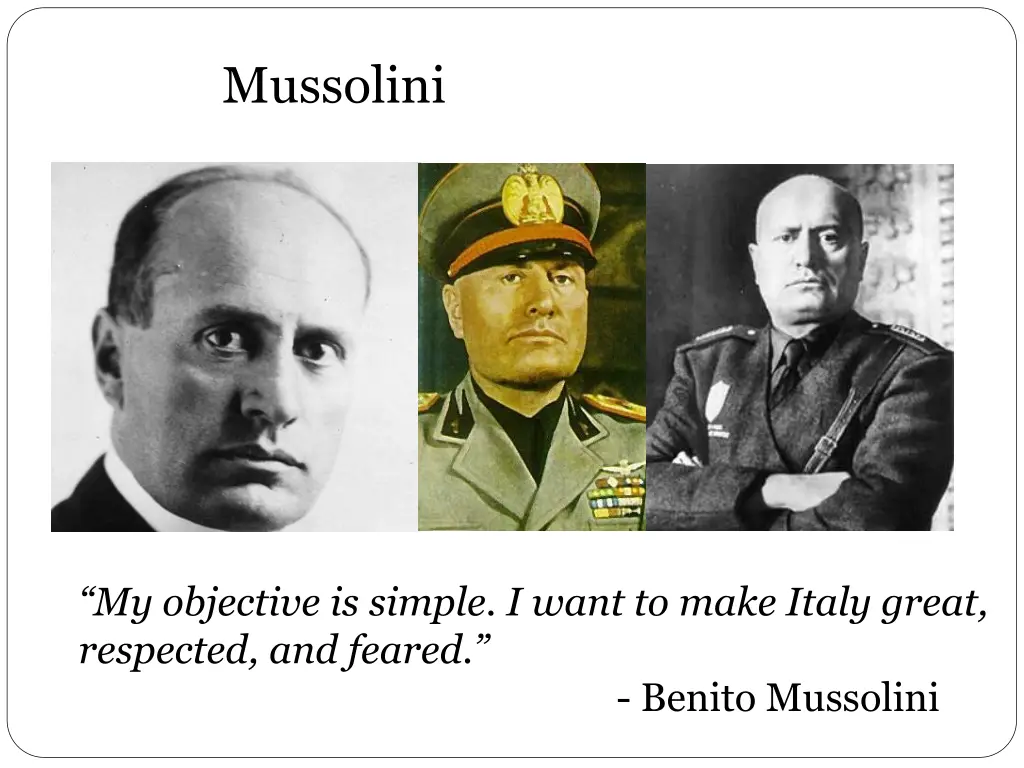 benito mussolini rises to power in italy