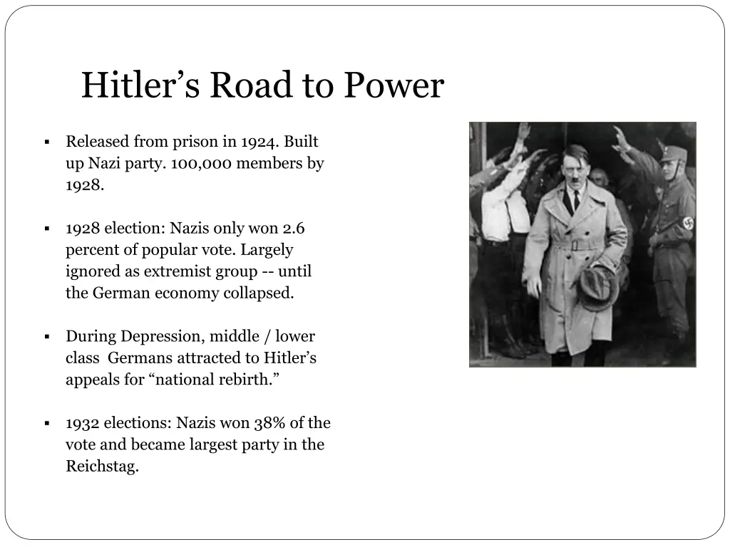 hitler s road to power