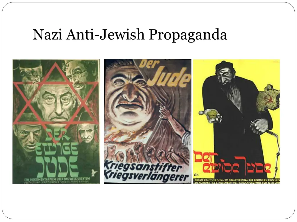 nazi anti jewish propaganda