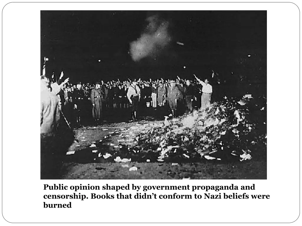 public opinion shaped by government propaganda