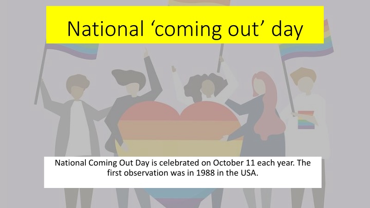 national coming out day