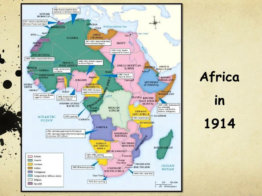 africa in 1914