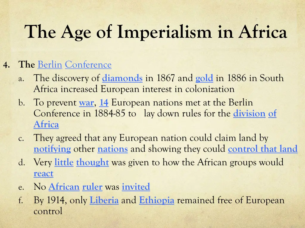 the age of imperialism in africa 1