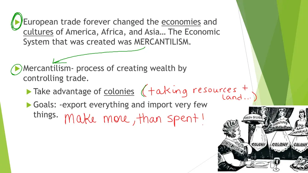 european trade forever changed the economies