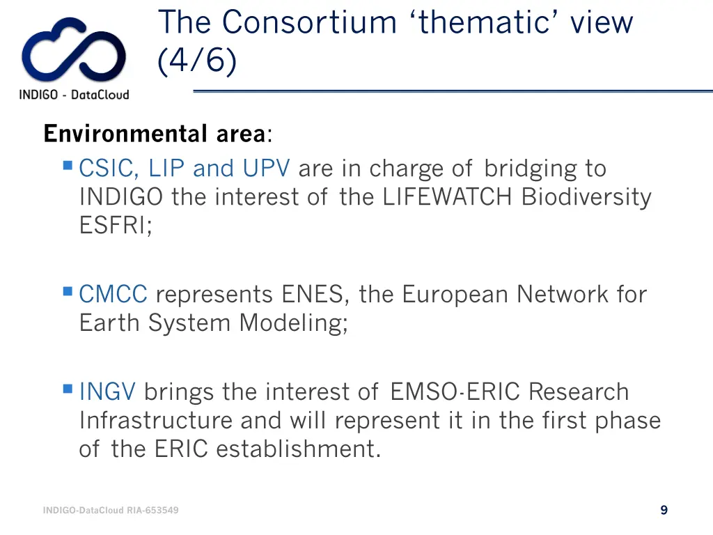 the consortium thematic view 4 6