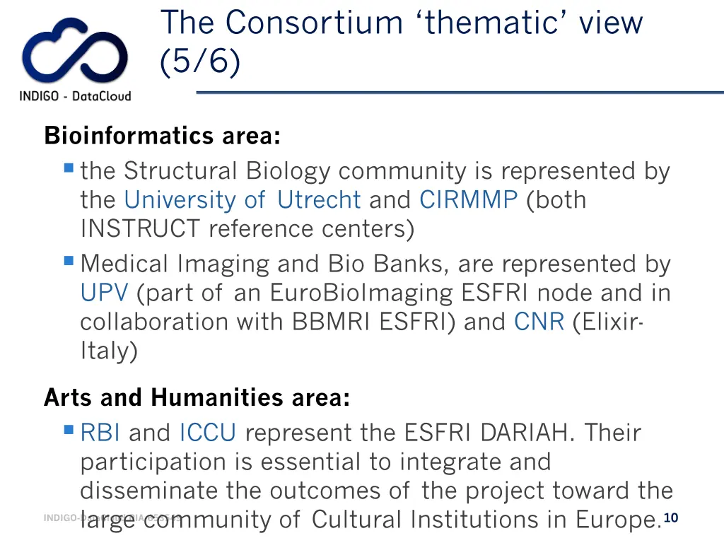 the consortium thematic view 5 6