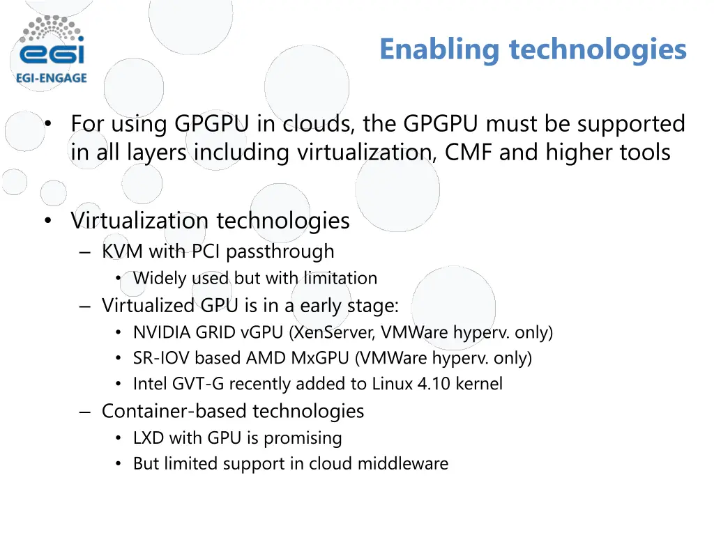 enabling technologies