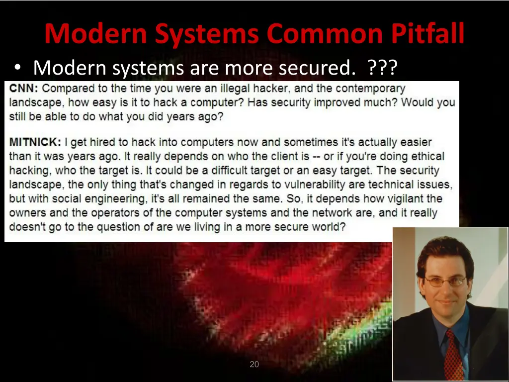 modern systems common pitfall modern systems