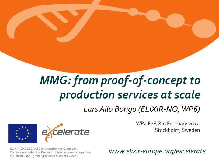 mmg from proof of concept to production services