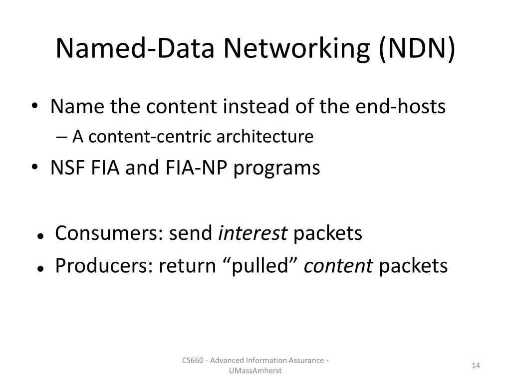 named data networking ndn