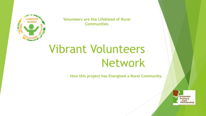 volunteers are the lifeblood of rural communities