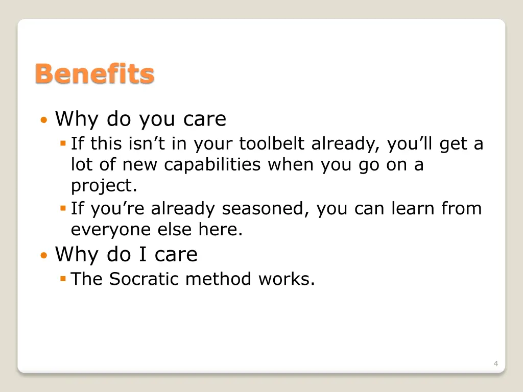 benefits