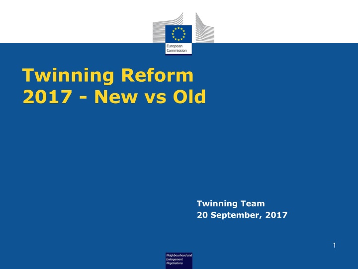 twinning reform 2017 new vs old