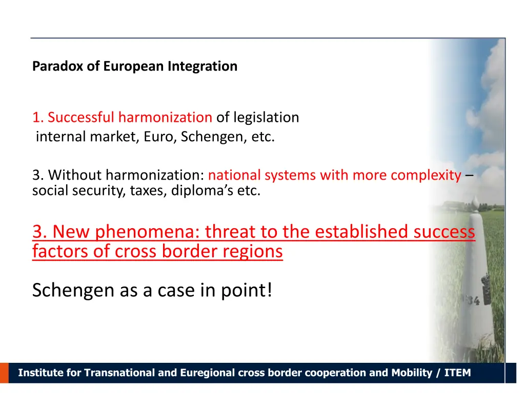 paradox of european integration