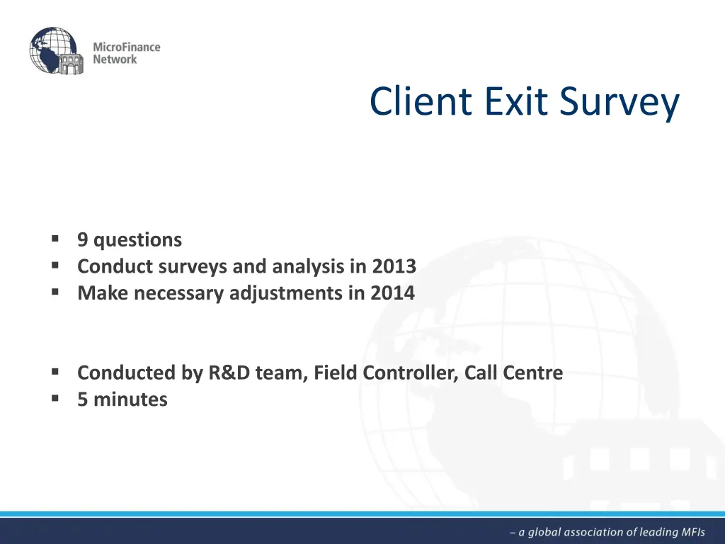 client exit survey