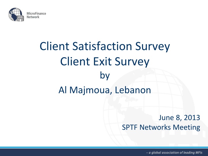 client satisfaction survey client exit survey