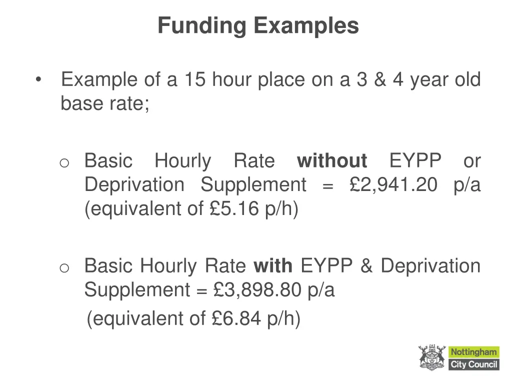 funding examples