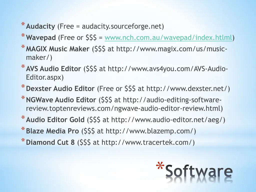 audacity free audacity sourceforge net wavepad