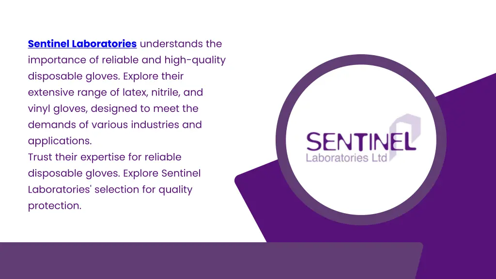 sentinel laboratories understands the importance