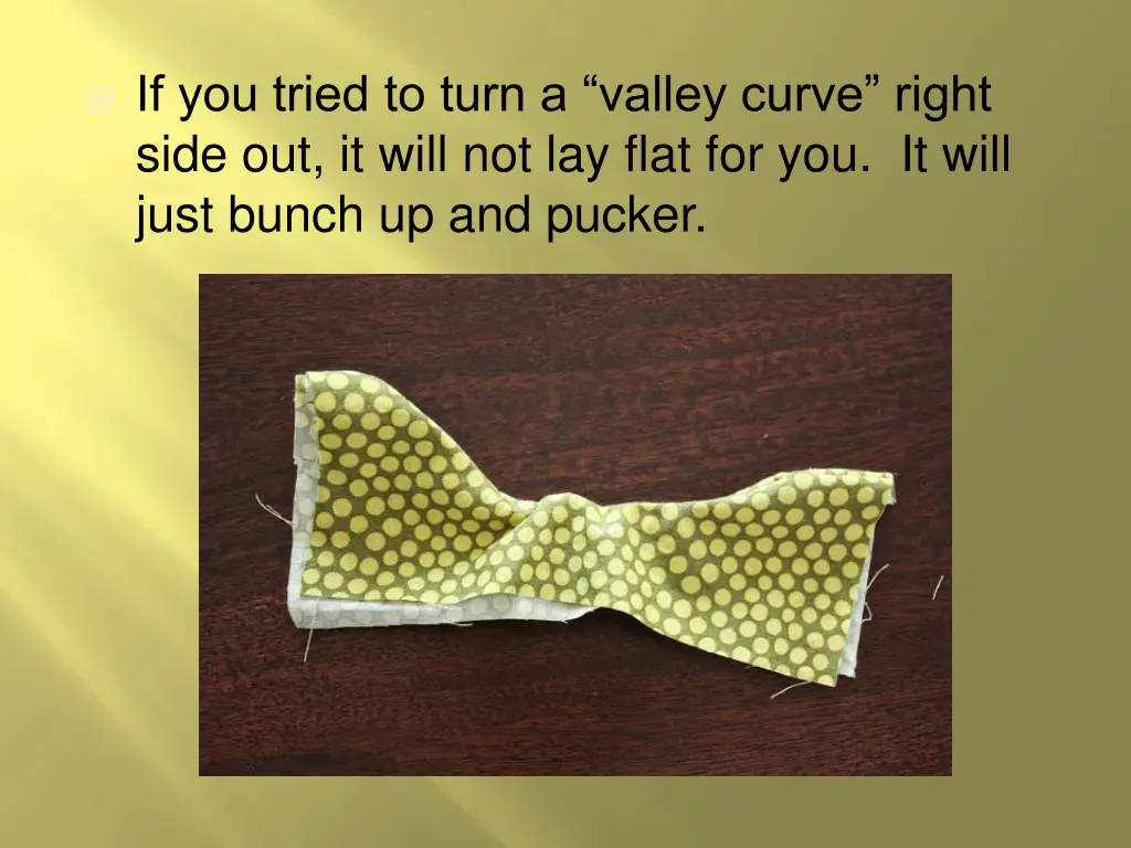 if you tried to turn a valley curve right side