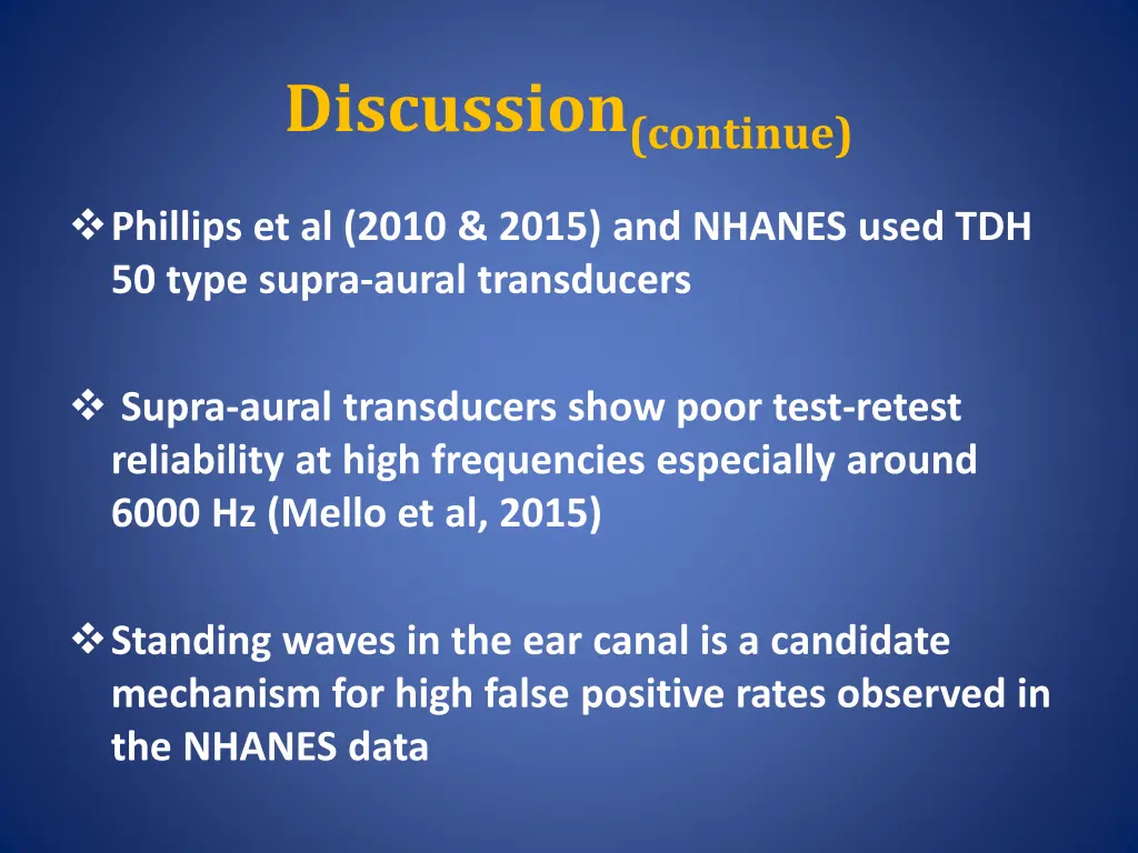 discussion continue