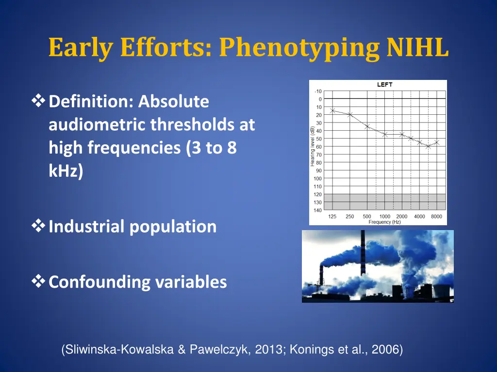 early efforts phenotyping nihl