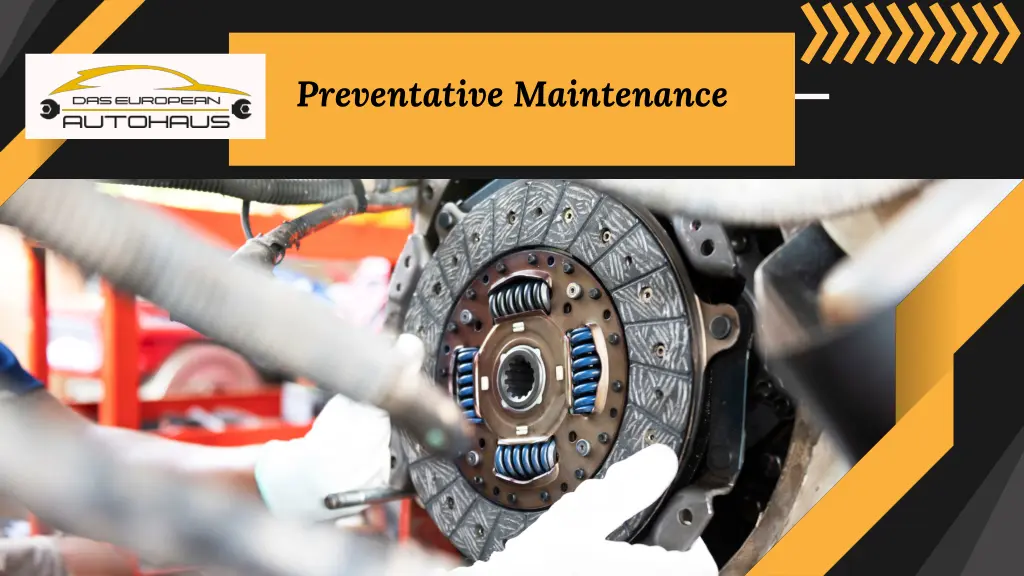 preventative maintenance