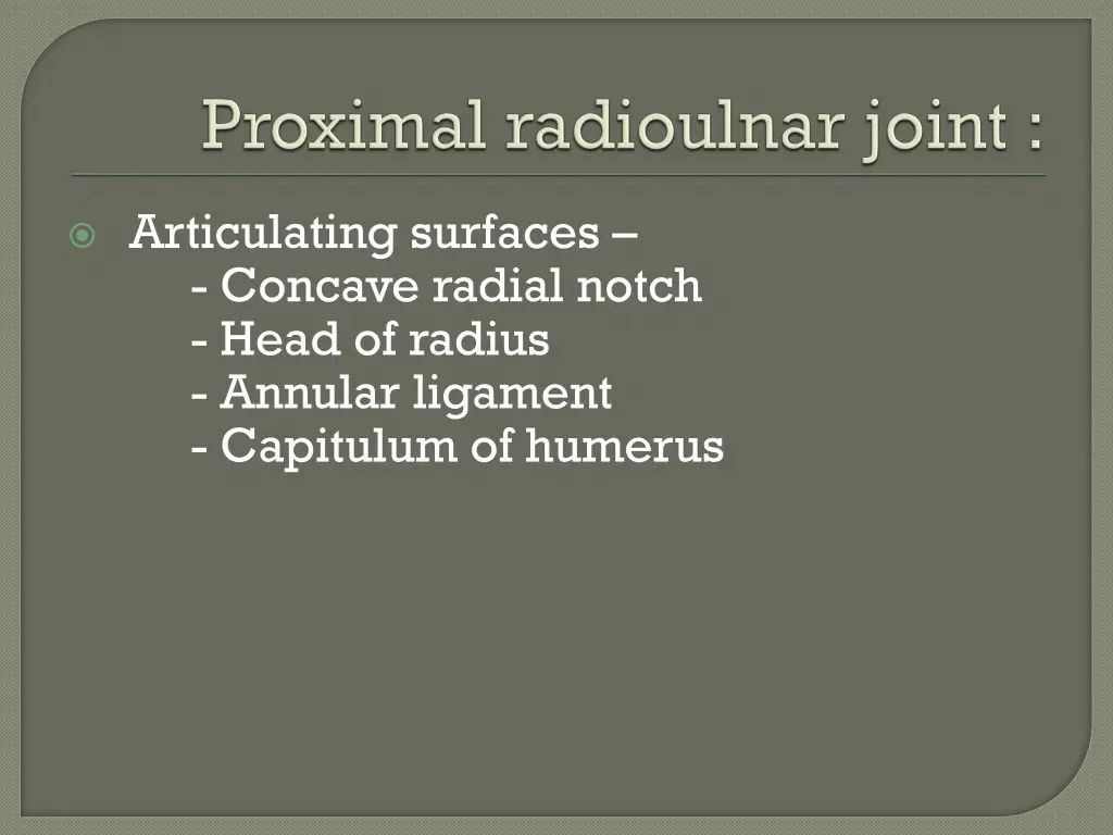 articulating surfaces concave radial notch head