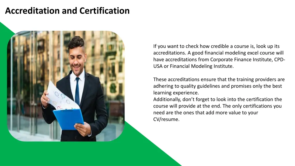 accreditation and certification