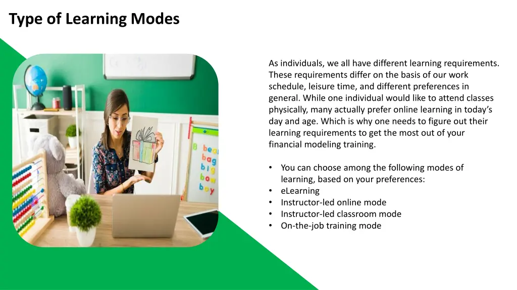 type of learning modes