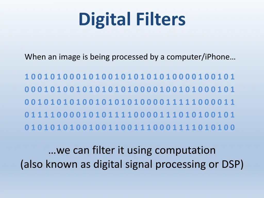 digital filters