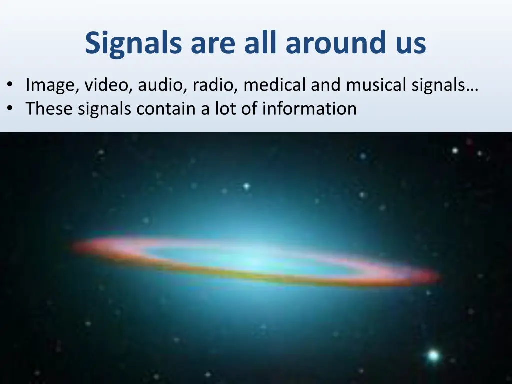 signals are all around us