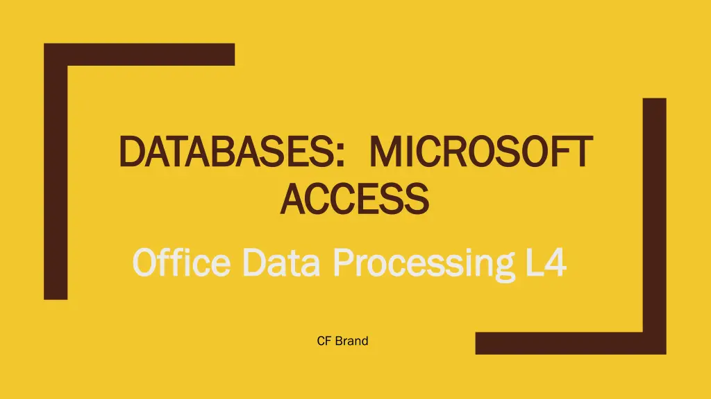 databases microsoft databases microsoft access