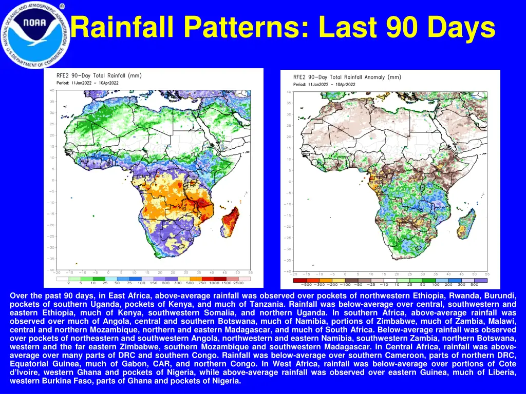 rainfall patterns last 90 days